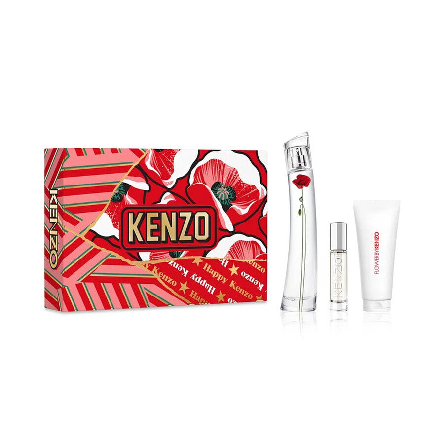 kenzo-ladies-la-recolte-parisienne-gift-set-fragrances-3274872493292.jpg Kenzo Flower La Recolte Women Gift Set 2024 75Ml + 10Ml + Lc 75Ml - Image 1